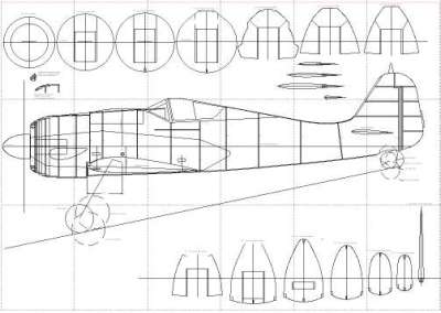 Attachment browser: FW190 plan.jpg by hul - RC Groups